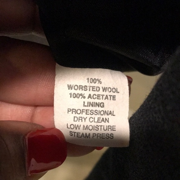 Alfred Dunner 100% Worsted Wool Blazer Padded Shoulders Lined Side Pockets-10 - Picture 2 of 10